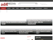 Tablet Screenshot of adilmedya.com